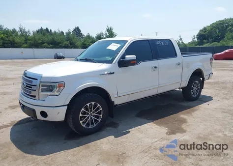 2013 Ford F-150 Platinum from USA, damaged, VIN 1FTFW1ET6DFC05133